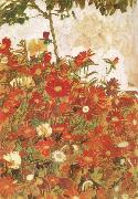 Egon Schiele Field of Flowers Germany oil painting artist
